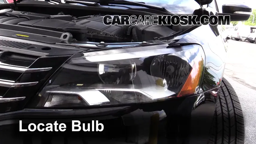 2015 Volkswagen Passat SEL Premium 3.6L V6 Lights Highbeam (replace bulb)
